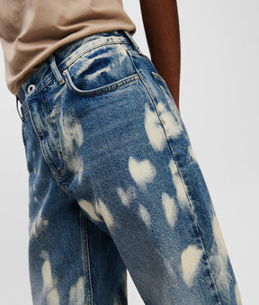 BLEACHED STRAIGHT JEANS