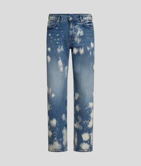 BLEACHED STRAIGHT JEANS