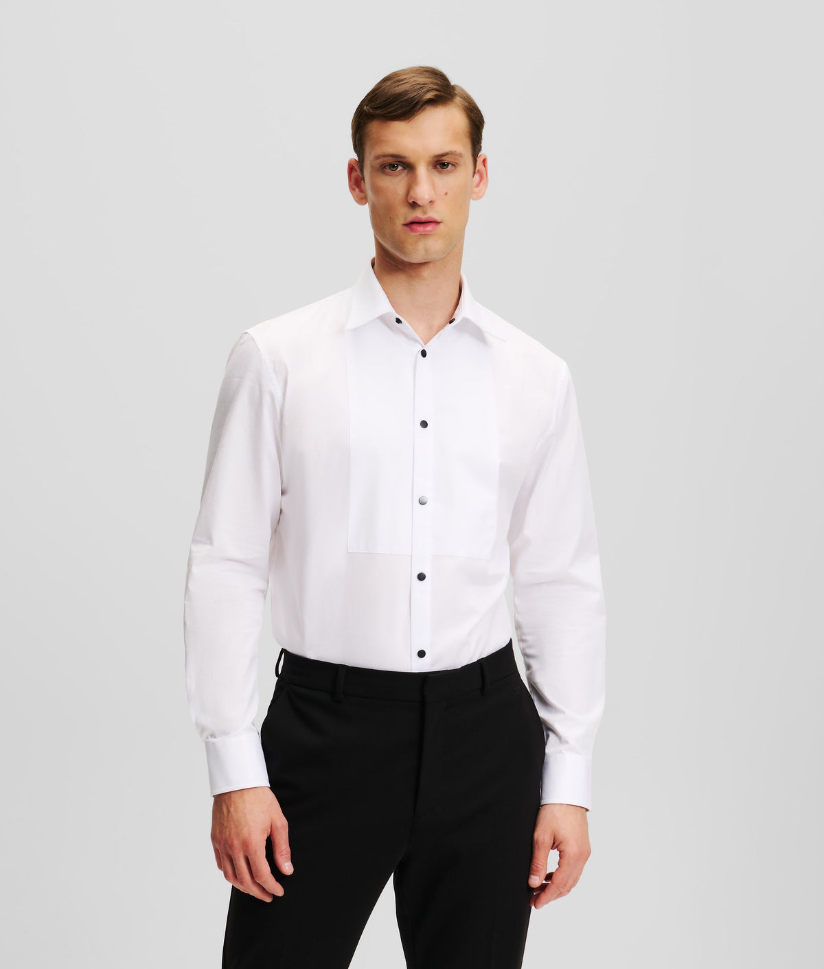 BIB-DETAIL EVENING SHIRT