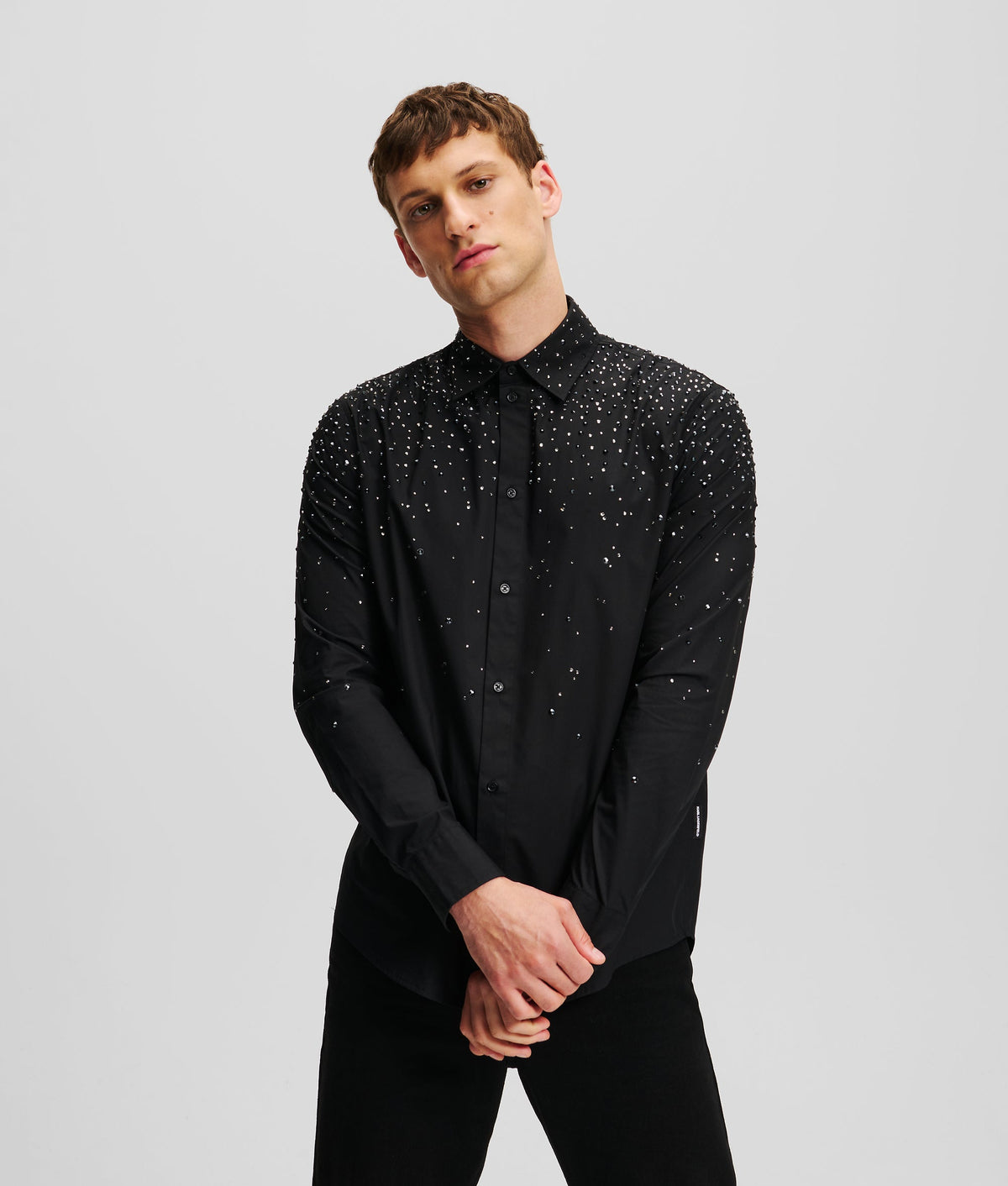 RHINESTONE DEGRADÉ SHIRT