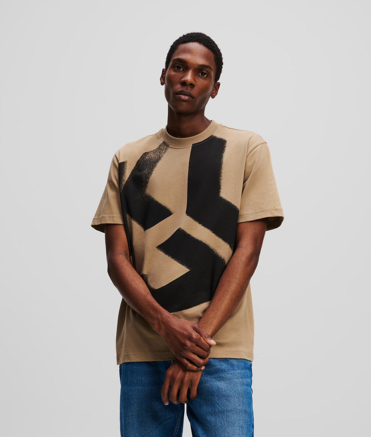 MONOGRAM BLEACHED T-SHIRT