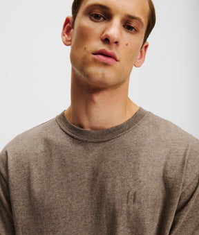 MONOGRAM WOOL-BLEND T-SHIRT