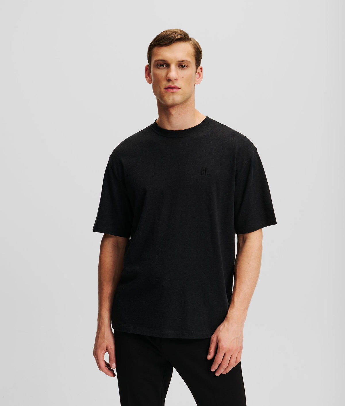 MONOGRAM WOOL-BLEND T-SHIRT