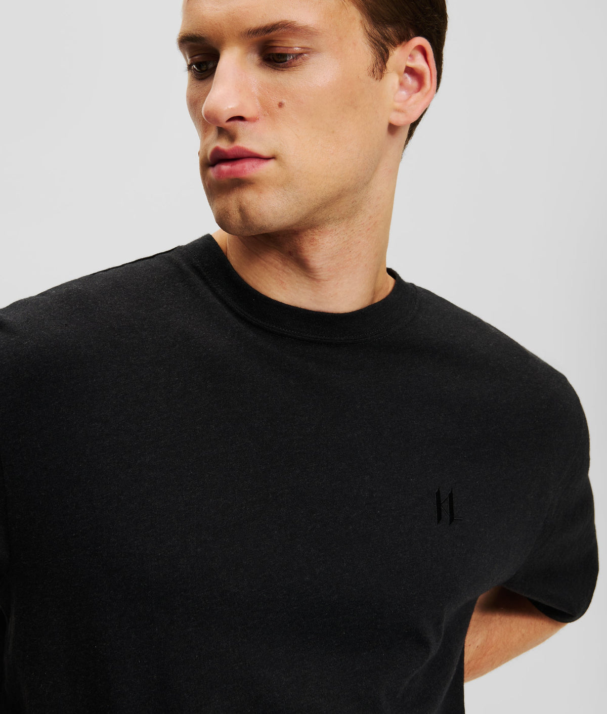 MONOGRAM WOOL-BLEND T-SHIRT