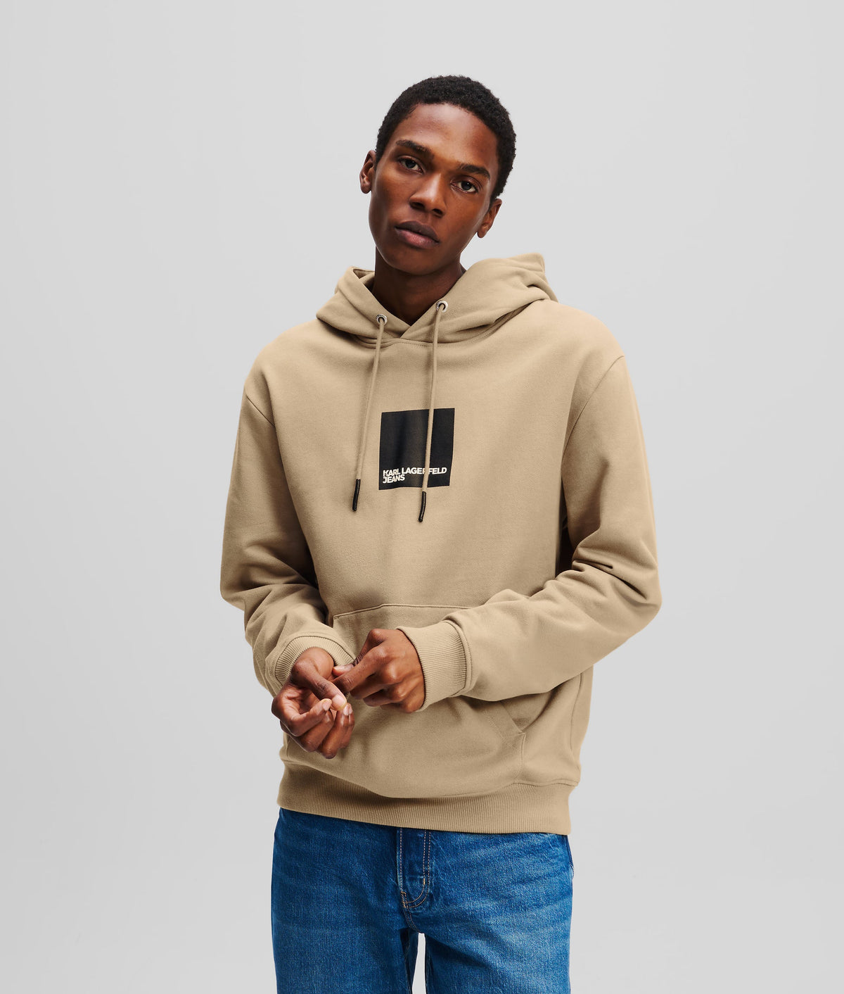 KLJ BOX LOGO HOODIE