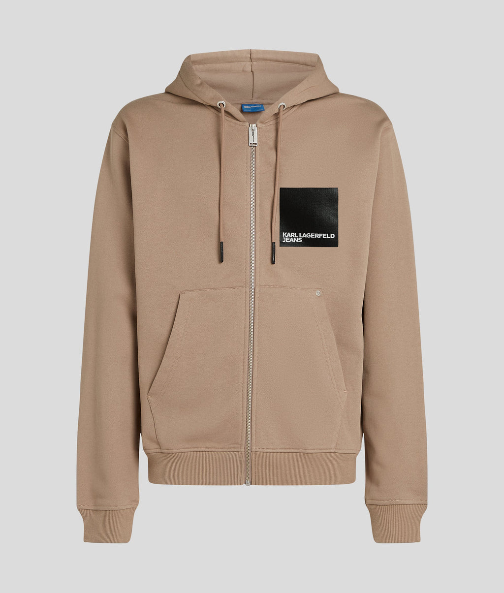 BOX LOGO ZIP-UP HOODIE