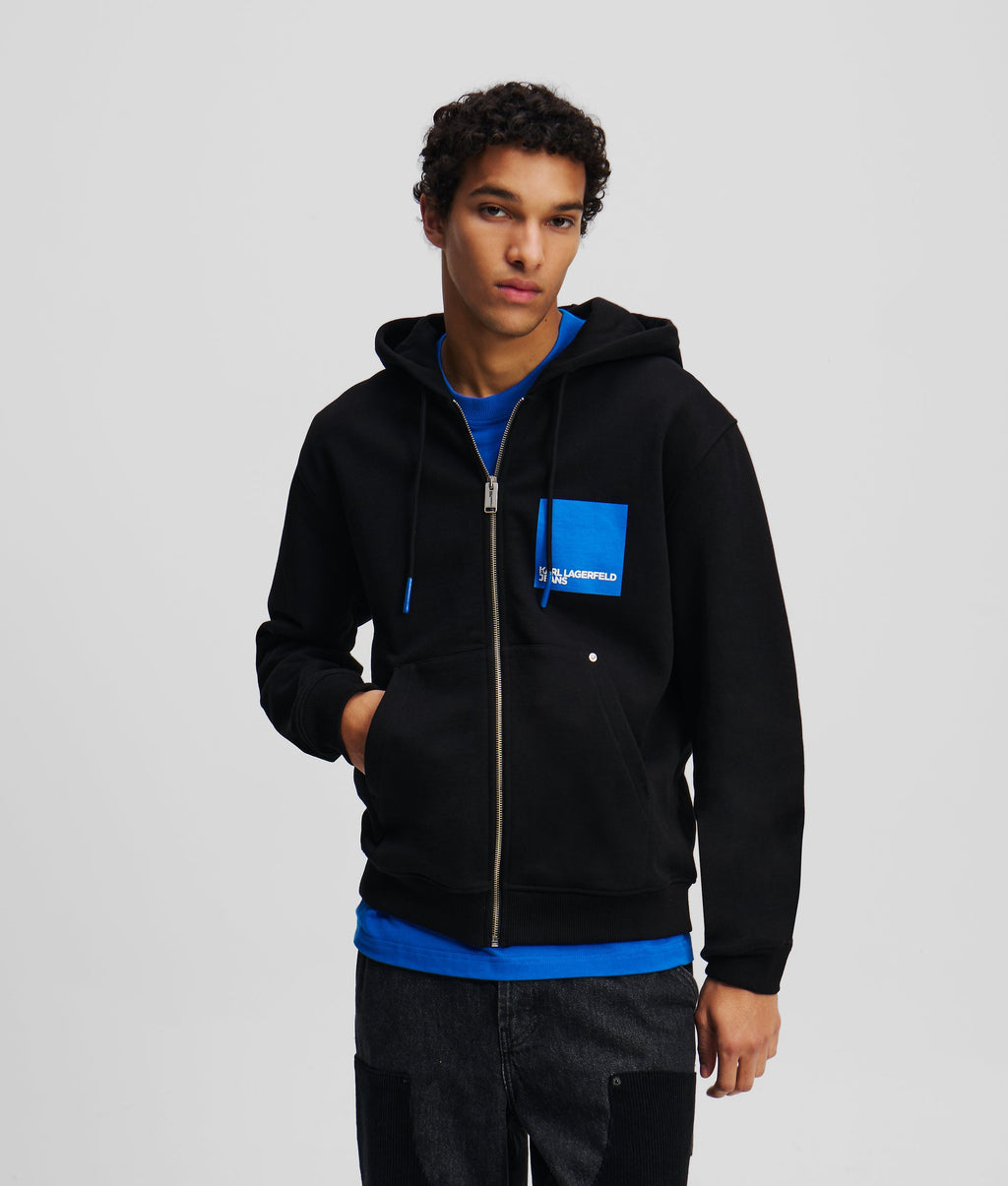 BOX LOGO ZIP-UP HOODIE