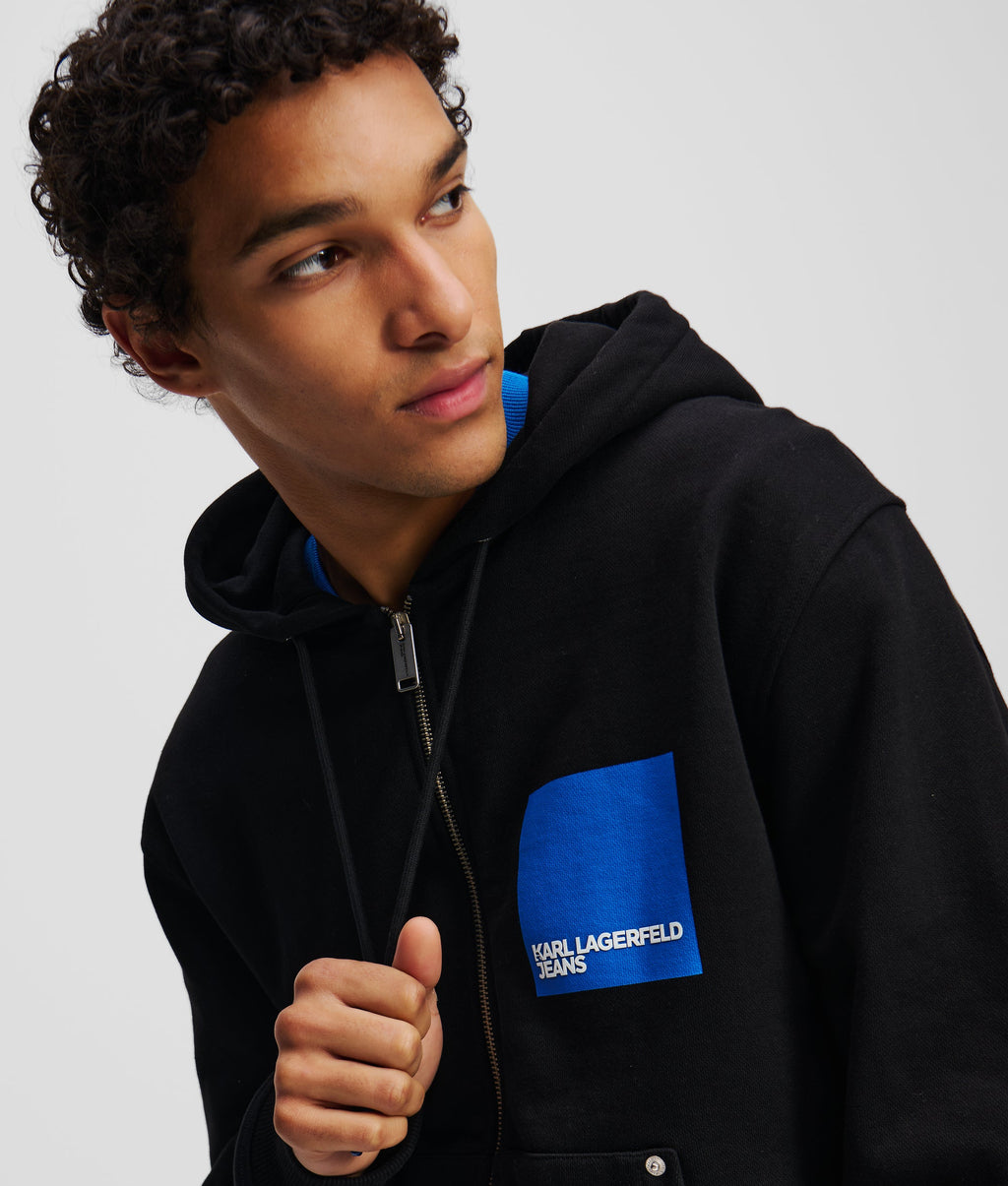 BOX LOGO ZIP-UP HOODIE
