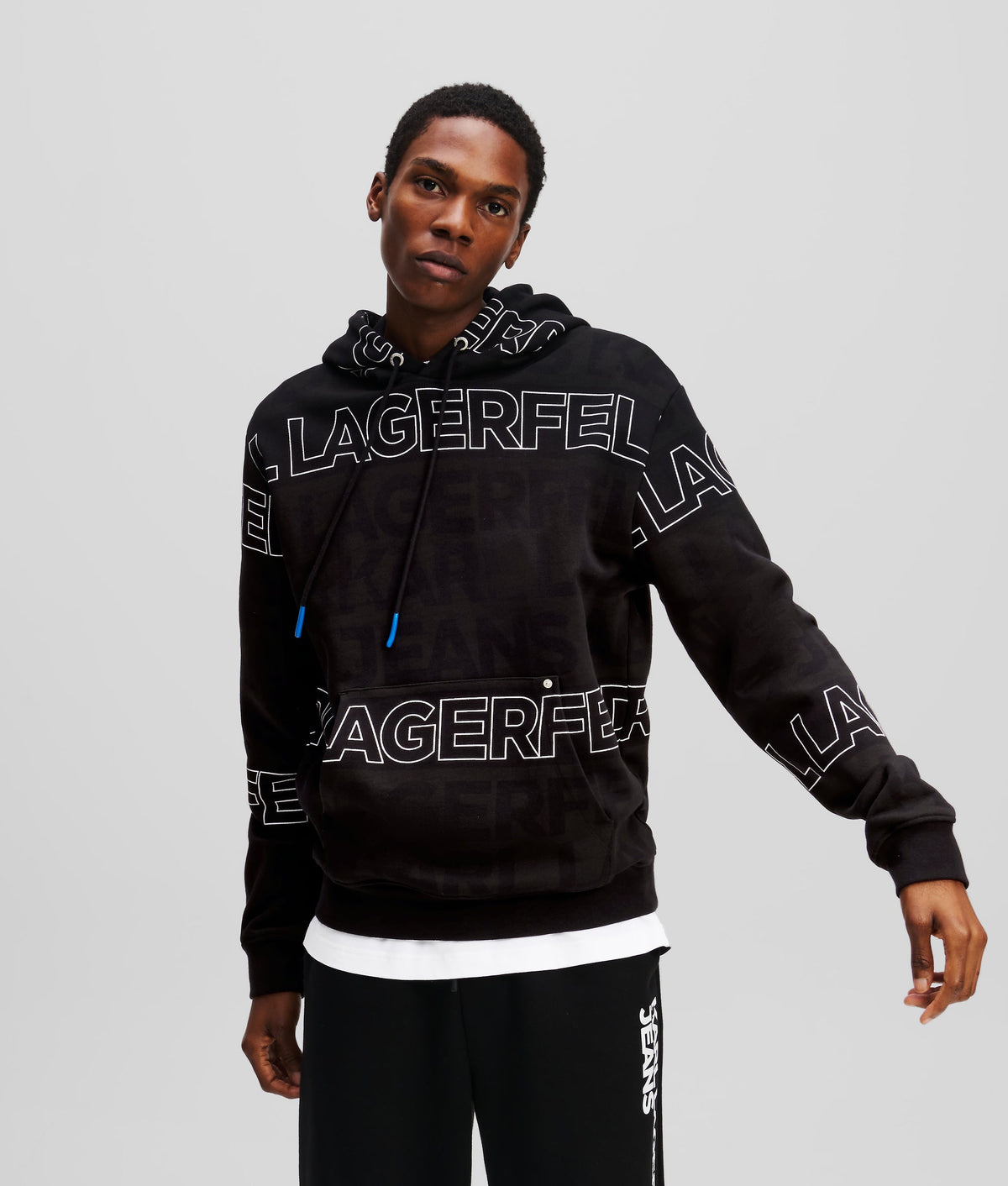 ALL-OVER LOGO HOODIE