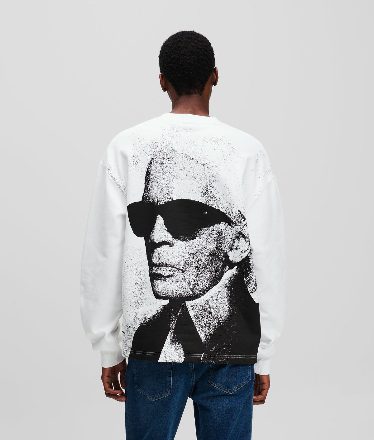 KARL PRINT GRAPHIC SWEATSHIRT