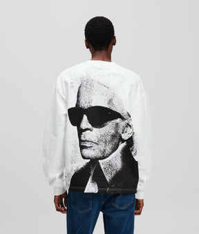 KARL PRINT GRAPHIC SWEATSHIRT