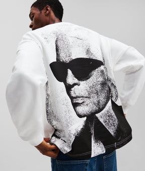 KARL PRINT GRAPHIC SWEATSHIRT