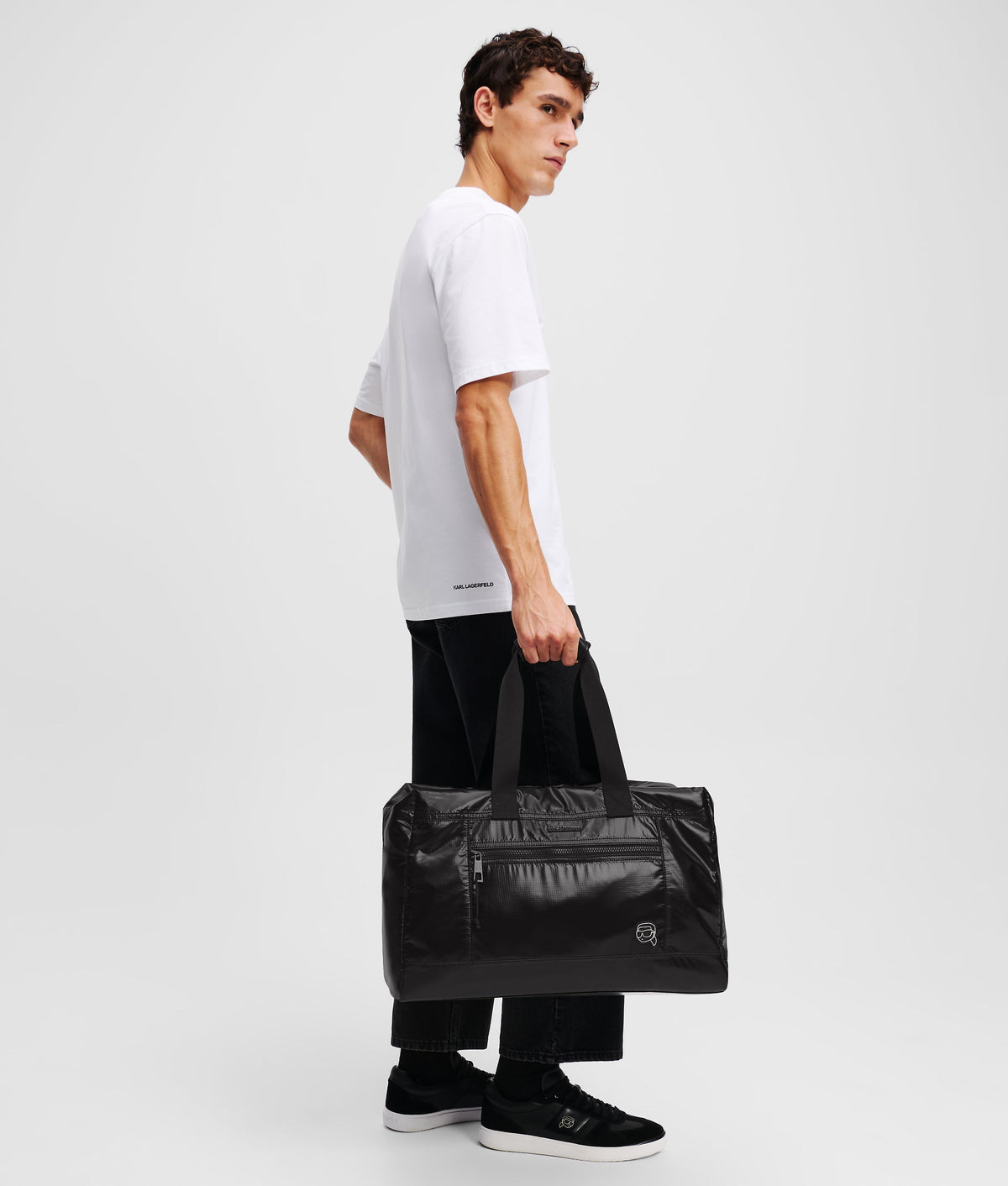 IKON PUFFY NYLON WEEKENDER BAG