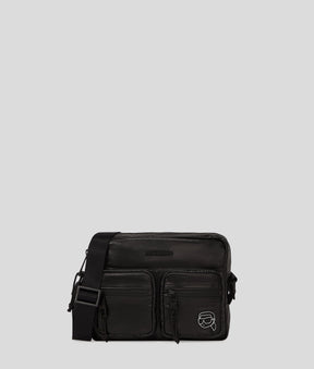 IKON PUFFY NYLON CROSSBODY BAG