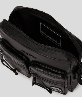IKON PUFFY NYLON CROSSBODY BAG