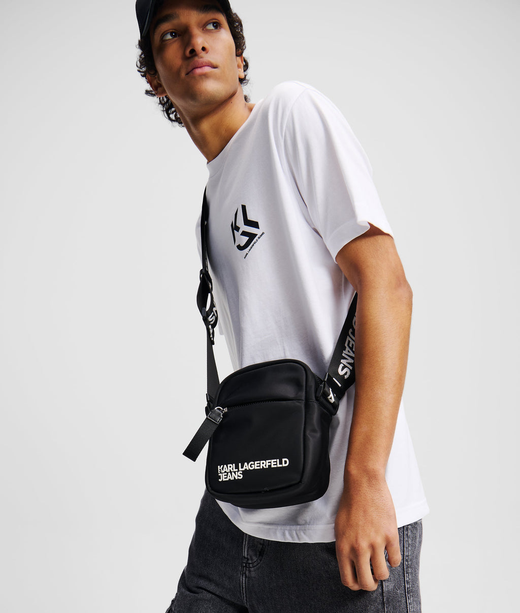 LOGO NYLON CROSSBODY BAG