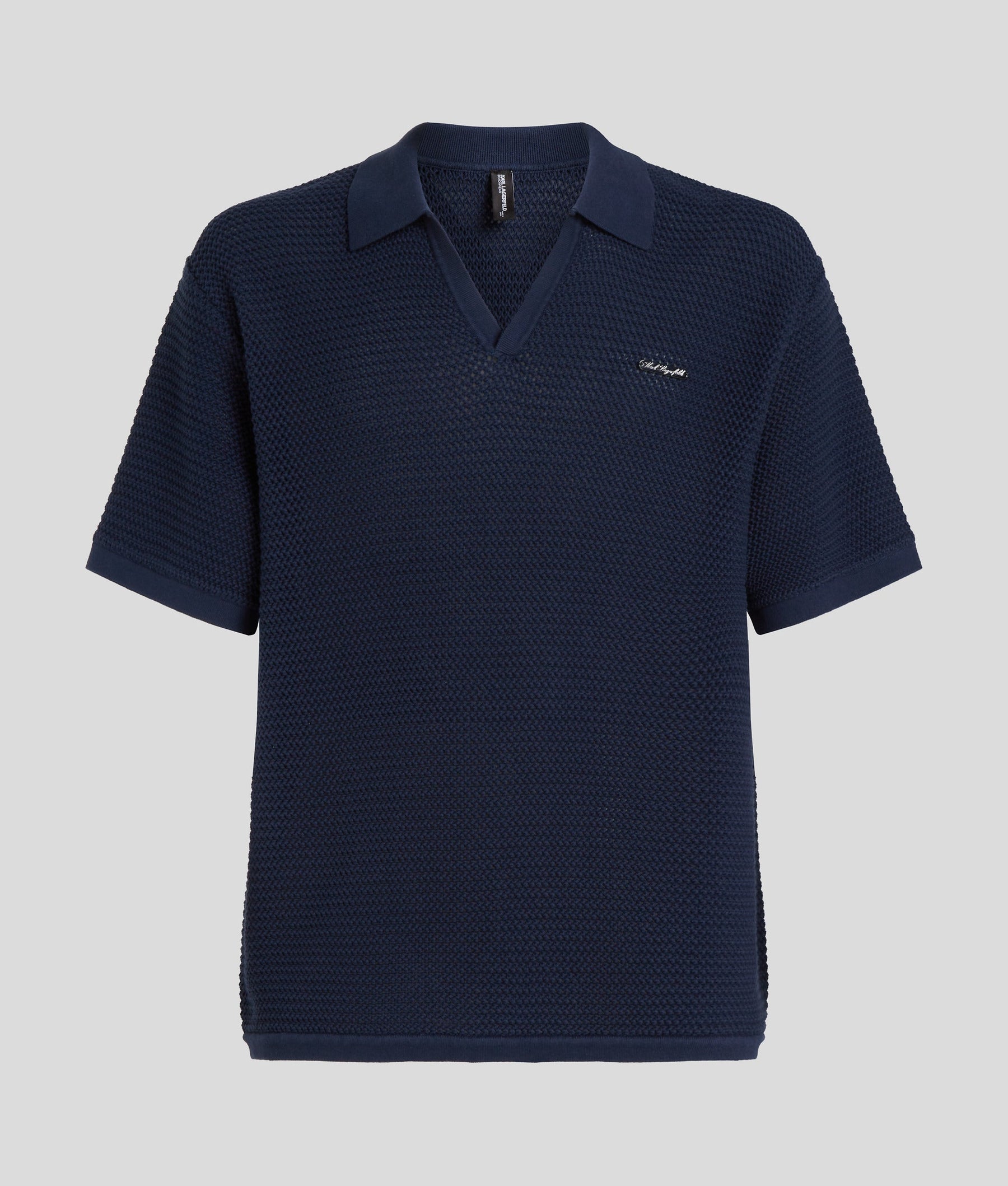 HOTEL KARL CROCHET POLO SHIRT