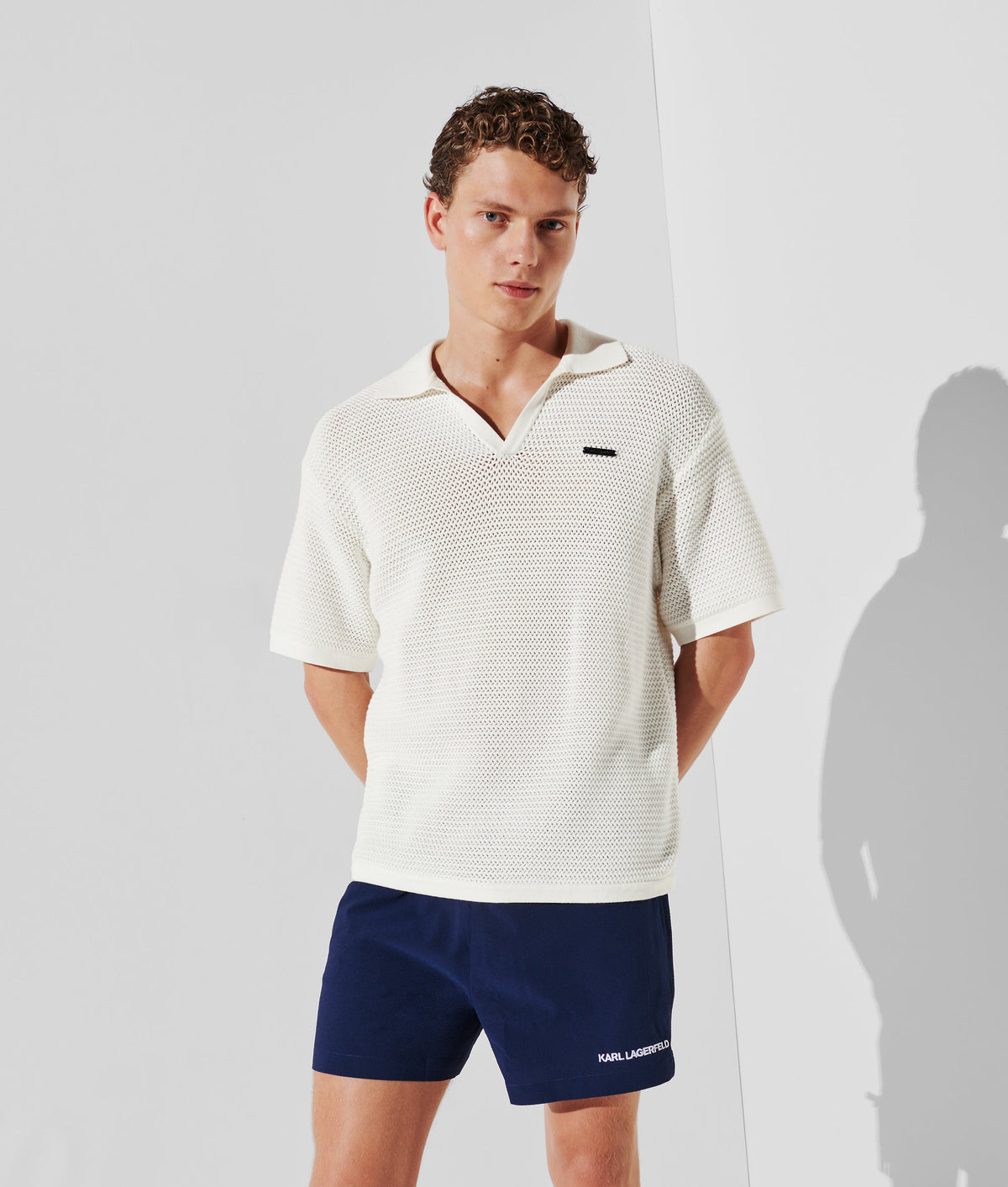 HOTEL KARL CROCHET POLO SHIRT