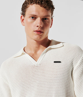 HOTEL KARL CROCHET POLO SHIRT