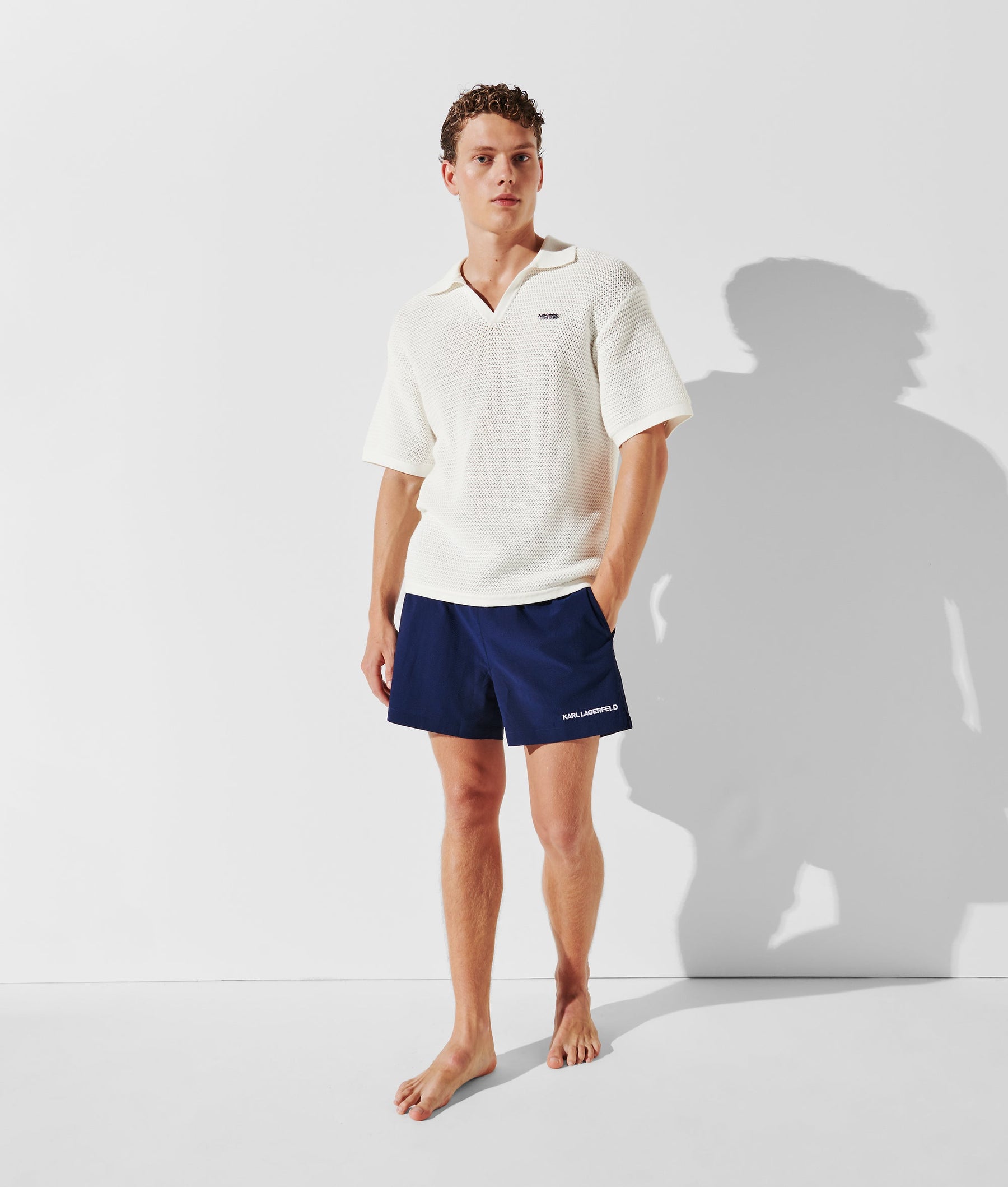 HOTEL KARL CROCHET POLO SHIRT