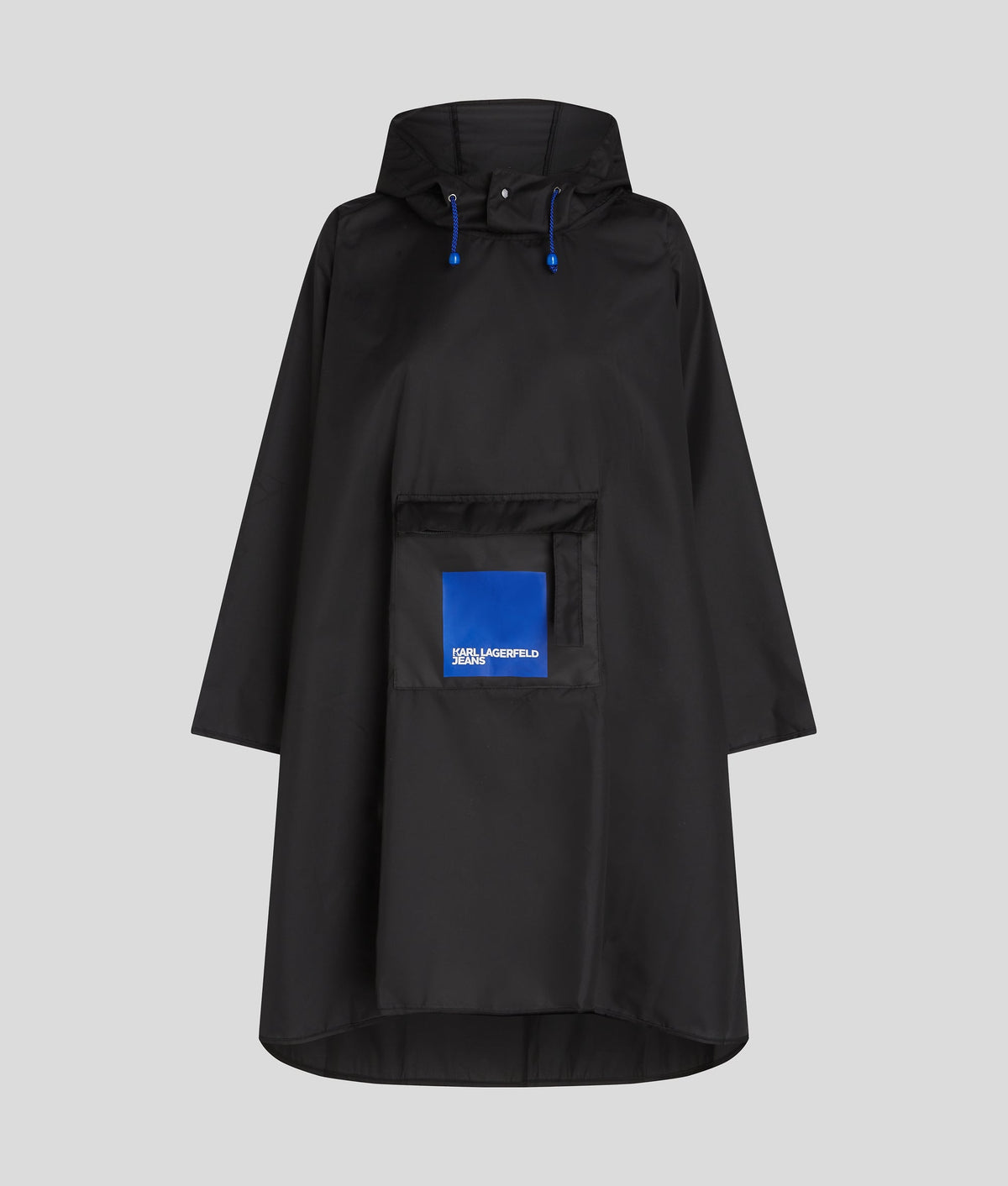 BOX LOGO HOODED PONCHO