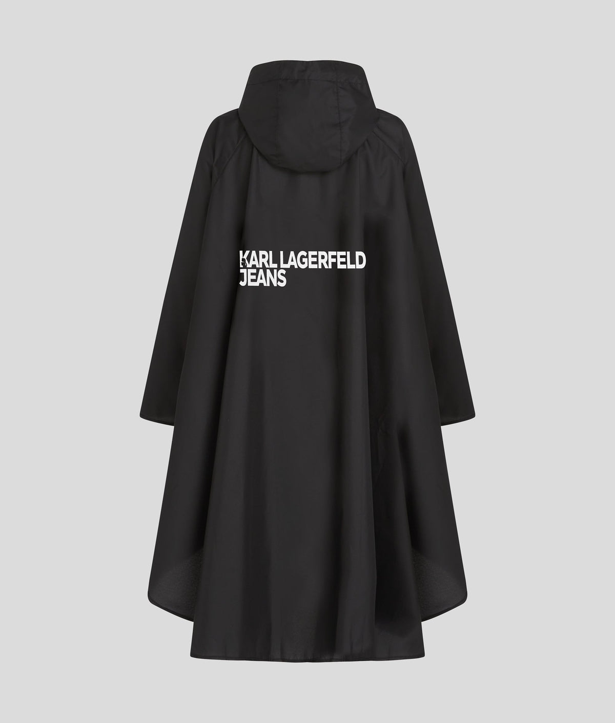 BOX LOGO HOODED PONCHO