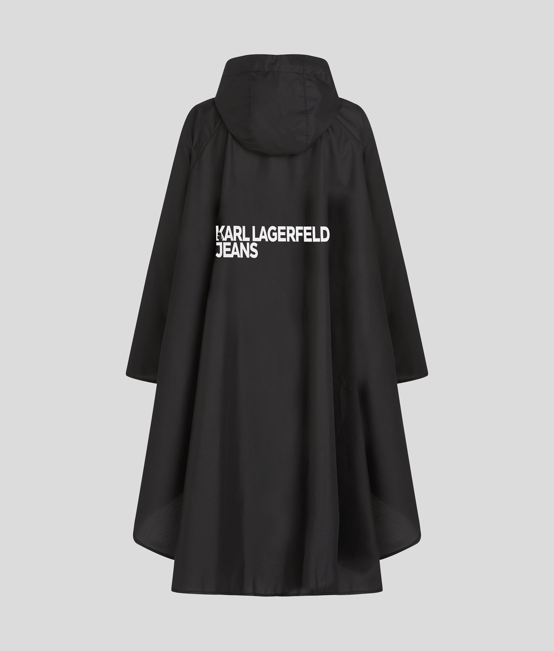 BOX LOGO HOODED PONCHO
