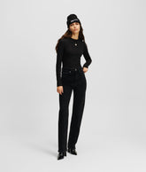 HIGH-RISE STRAIGHT JEANS