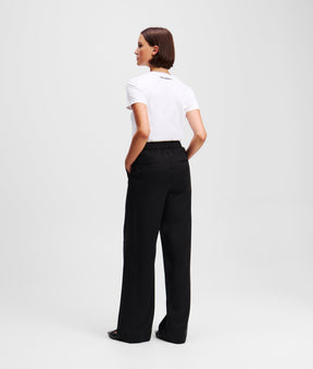 STRAIGHT-LEG TROUSERS