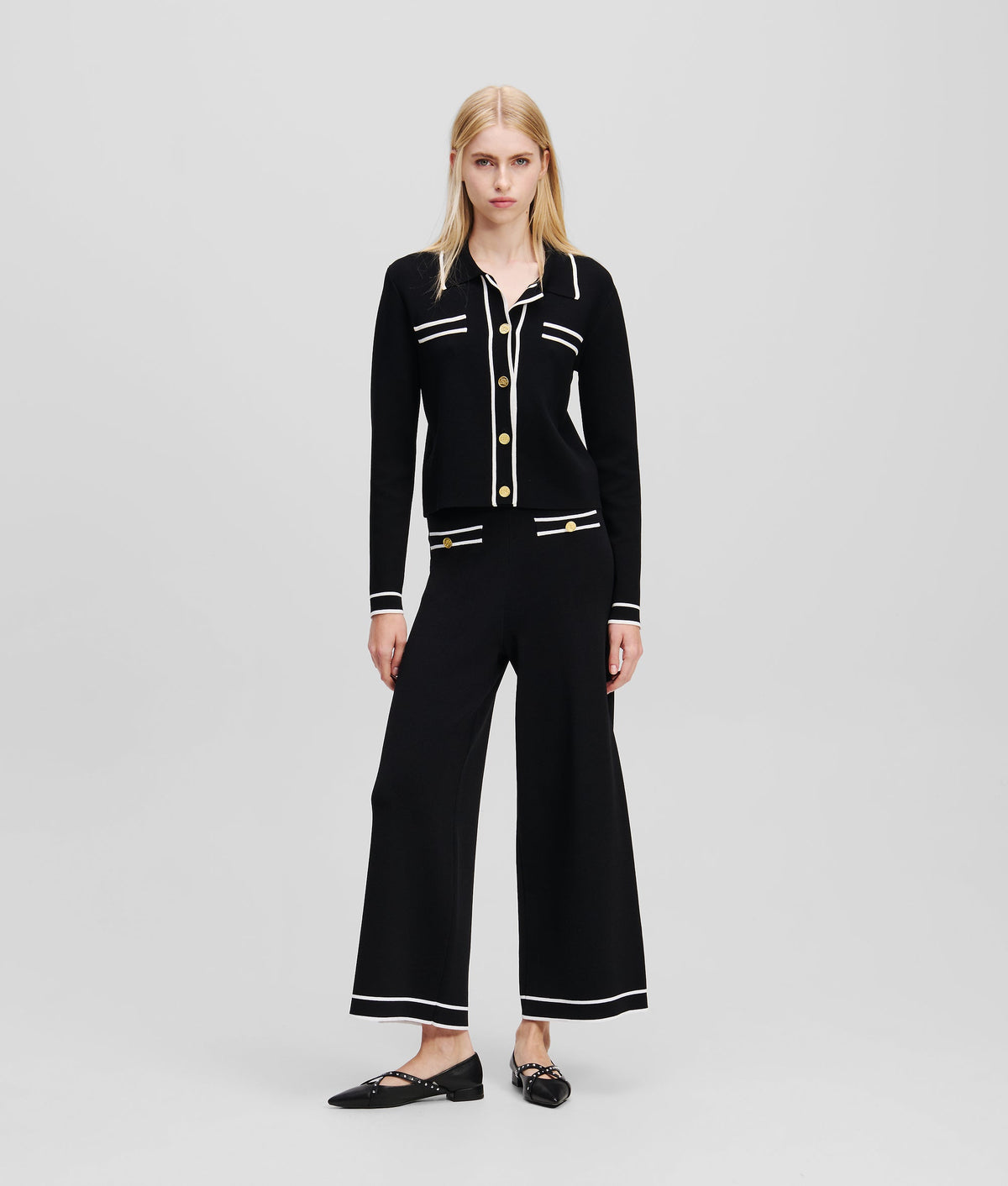 KARL ESSENTIAL KNITTED CULOTTES