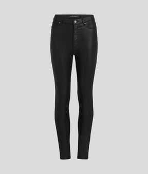 METALLIC SKINNY JEANS