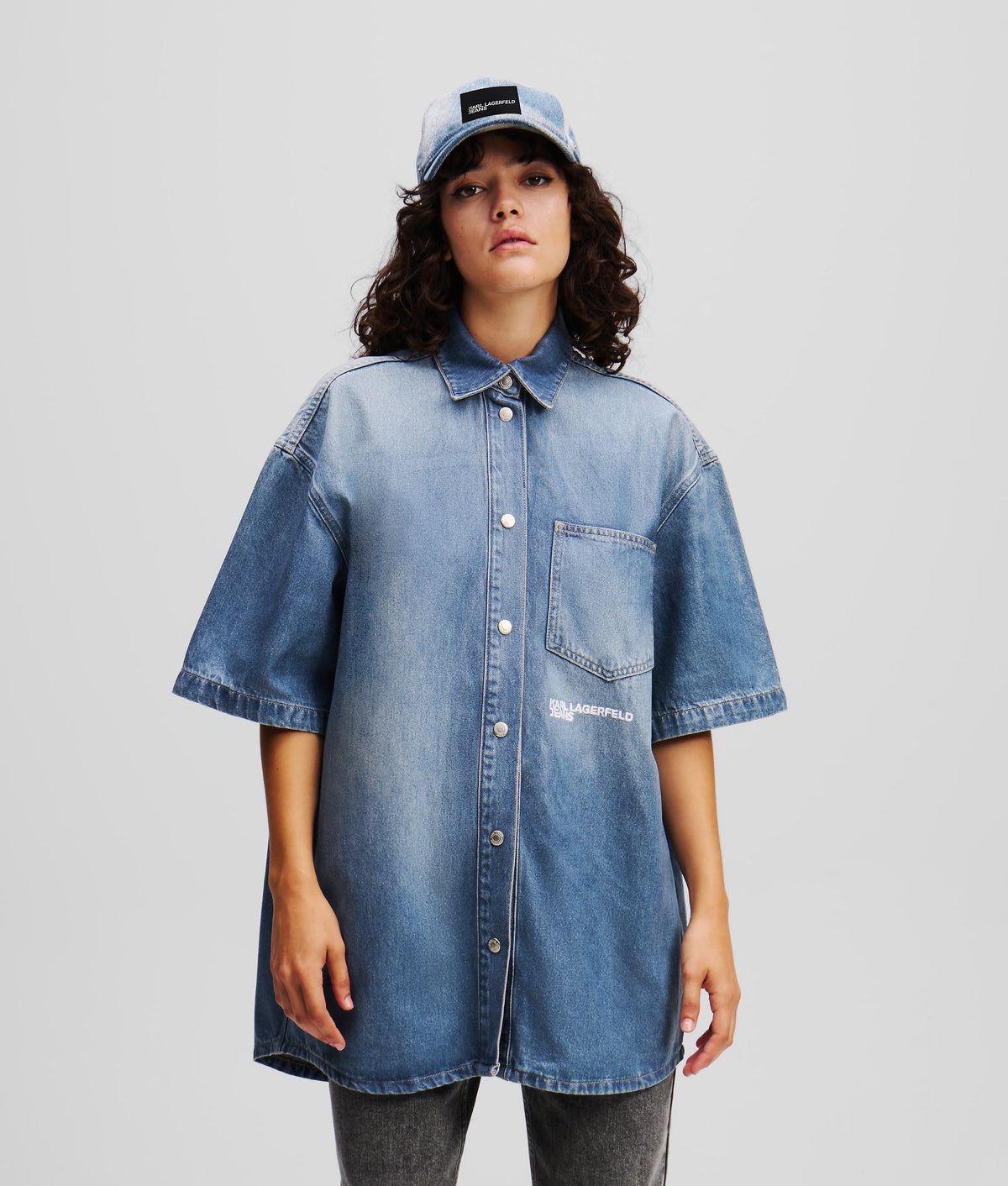 COATED DENIM SHIRT