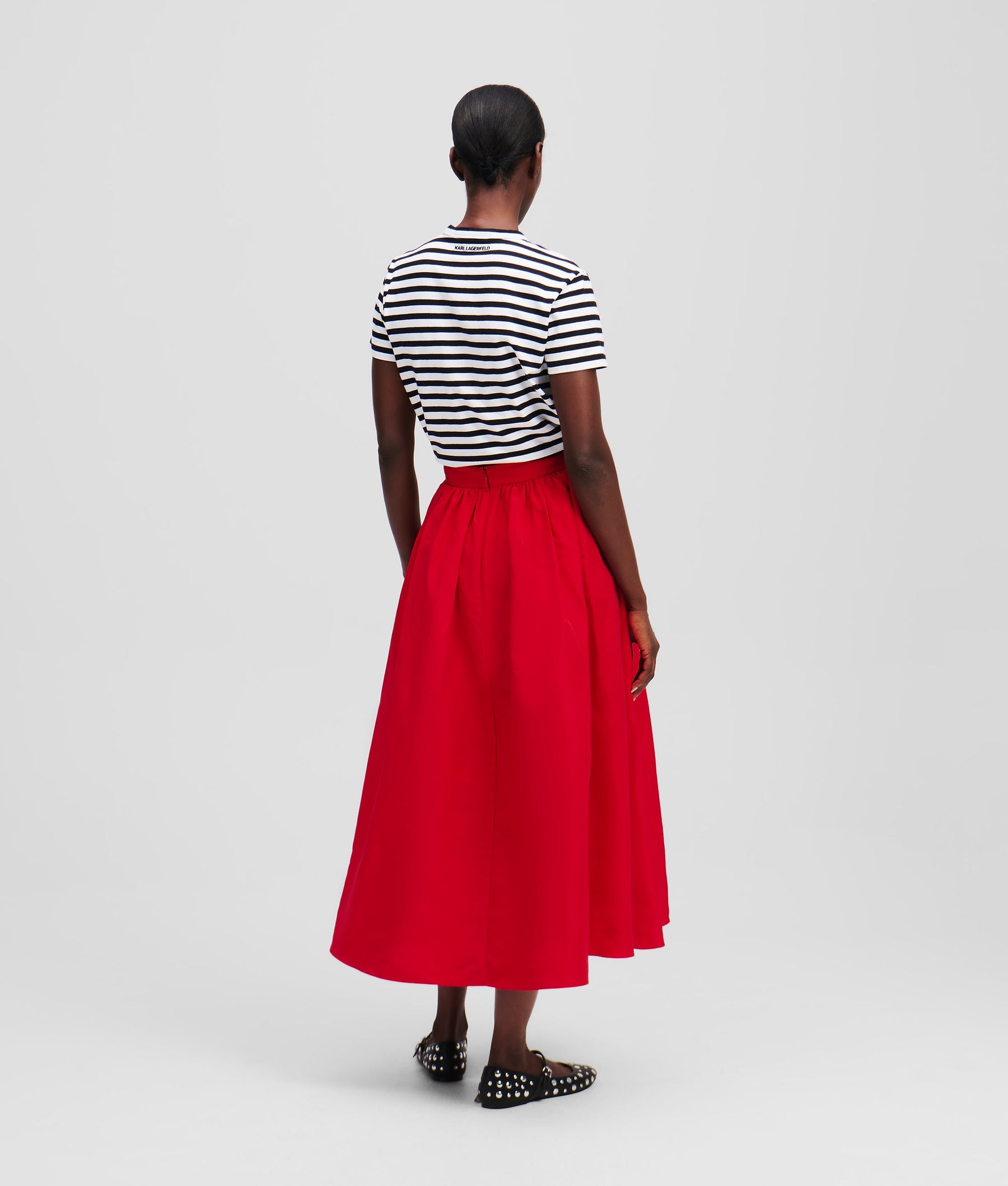 VOLUMINOUS MIDI SKIRT