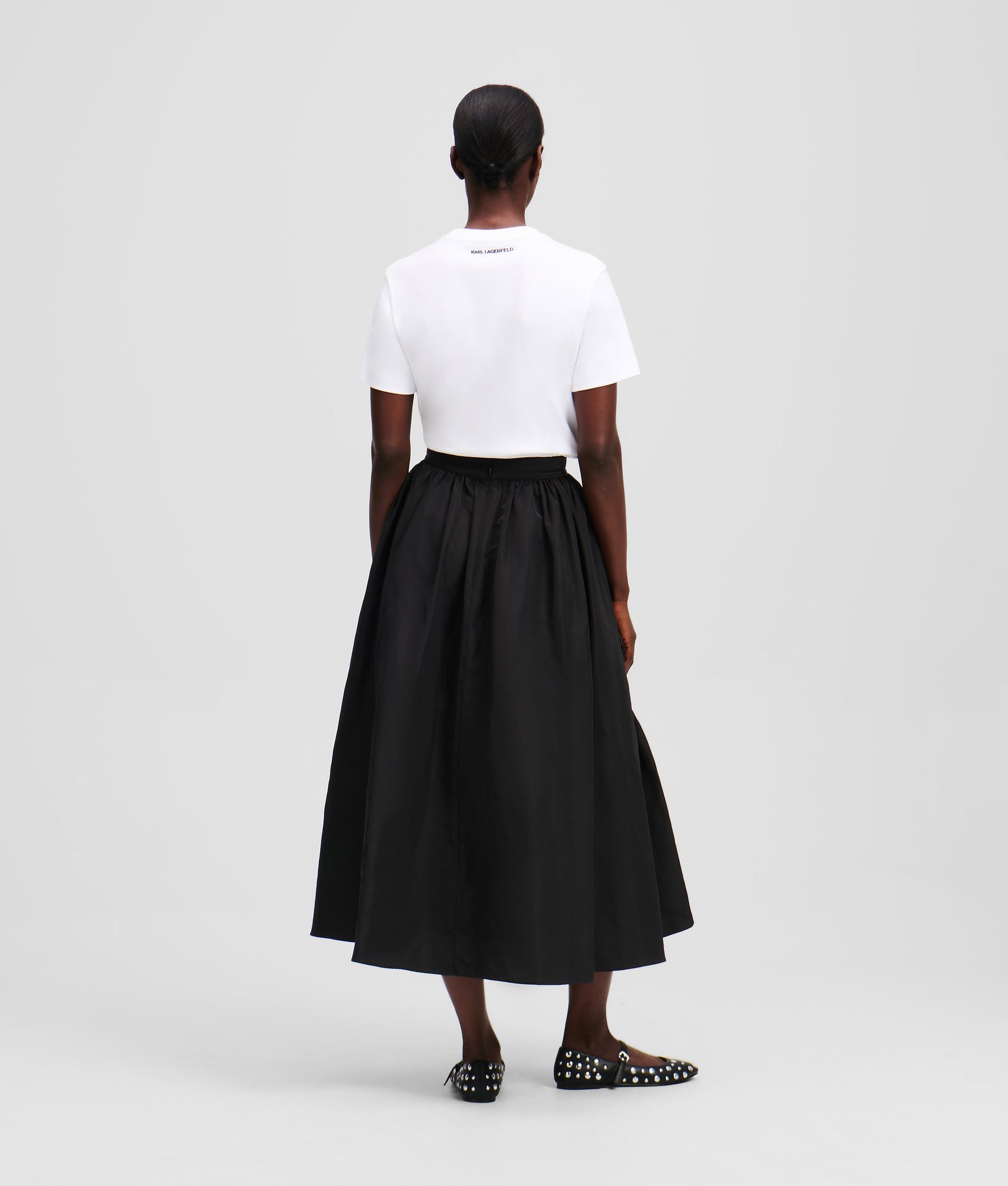 VOLUMINOUS MIDI SKIRT