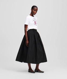 VOLUMINOUS MIDI SKIRT