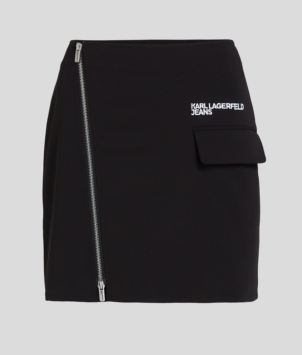 ZIP-DETAIL MINI SKIRT