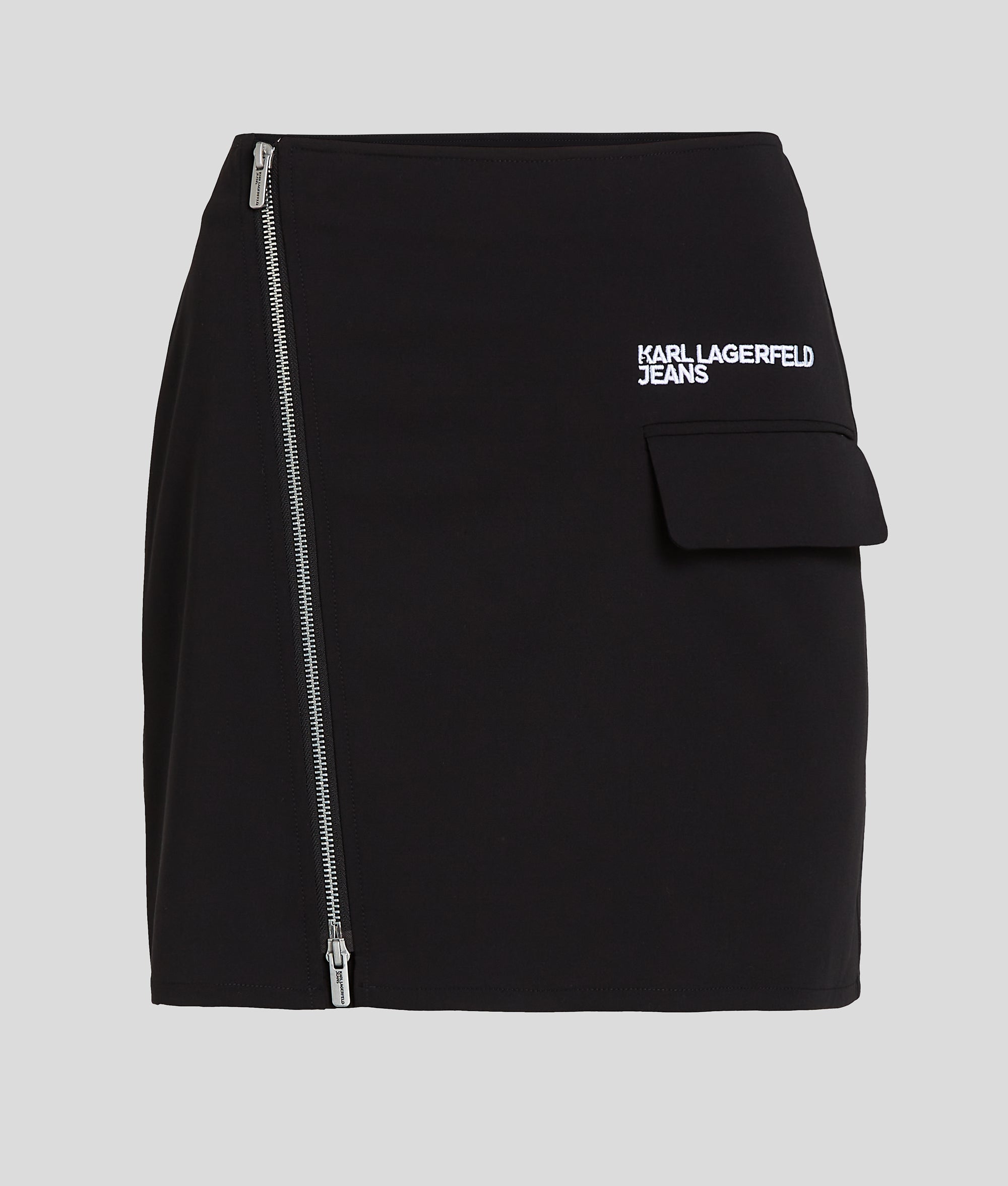 ZIP-DETAIL MINI SKIRT