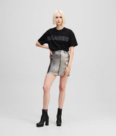 METALLIC MINISKIRT