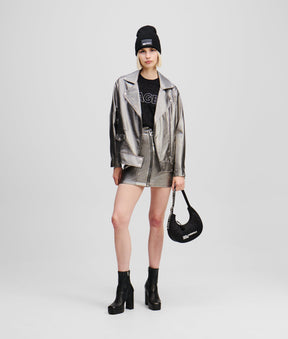 METALLIC MINISKIRT
