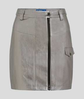 METALLIC MINISKIRT