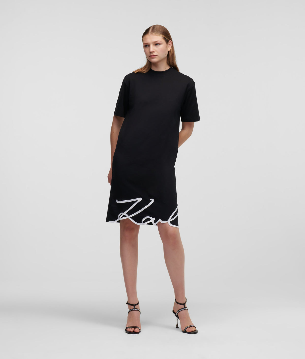 SIGNATURE HEM T-SHIRT DRESS
