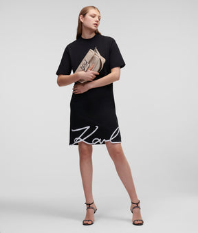 SIGNATURE HEM T-SHIRT DRESS