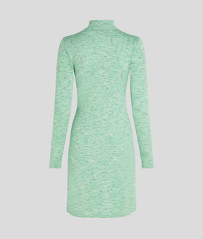 LONG-SLEEVED KNIT DRESS
