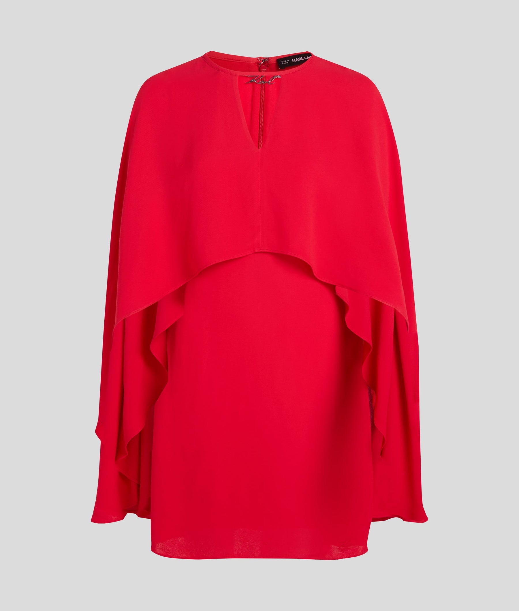 SHORT CAPE DRESS