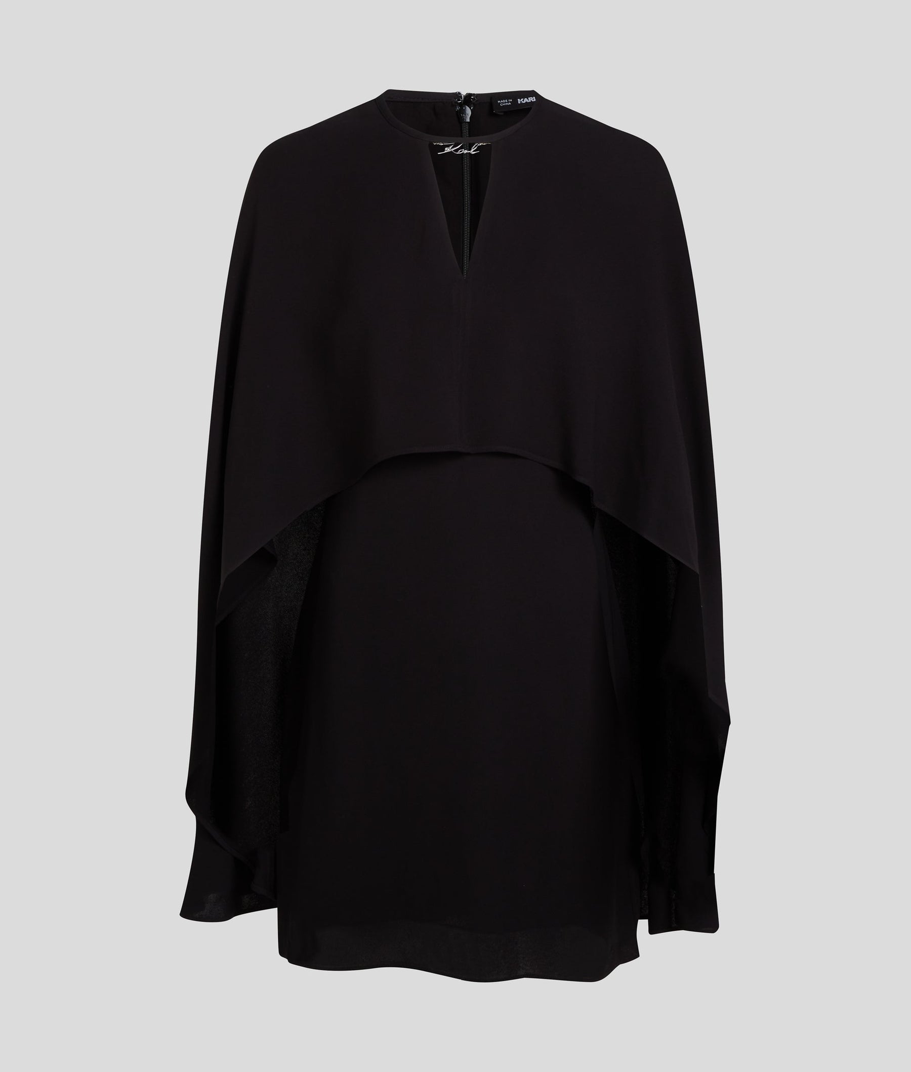 SHORT CAPE DRESS
