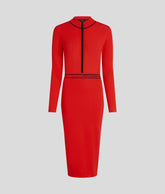 LOGO KNIT DRESS