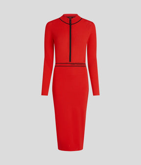 LOGO KNIT DRESS