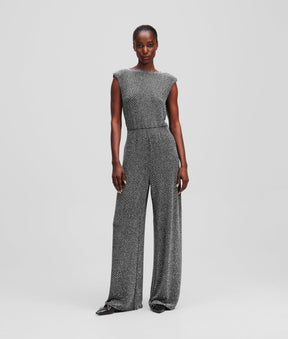 JERSEY RHINESTONE JUMPSUIT