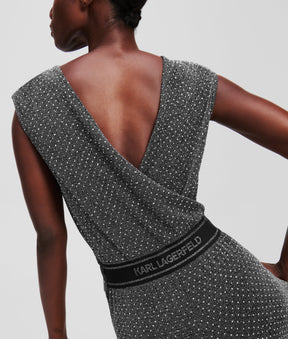 JERSEY RHINESTONE JUMPSUIT