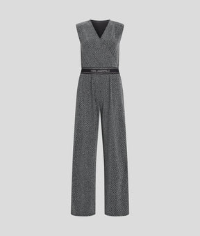 JERSEY RHINESTONE JUMPSUIT